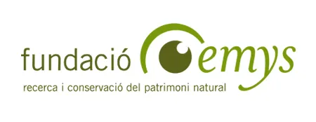 Logotipo de Fundació Emys, organización catalana de investigación y conservación del patrimonio natural, especializada en humedales y tortuga de estanque